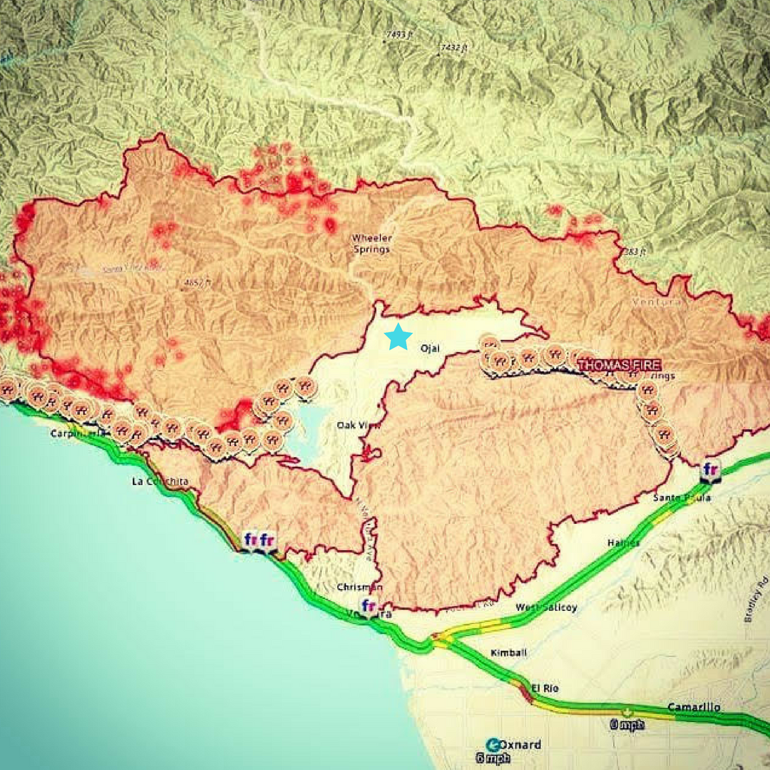 Thomas Fire Ojai